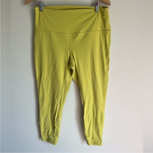 lululemon athletica Women's Align Pant Yellow Pear Size 14 Athleisure Casual - Picture 6 of 16